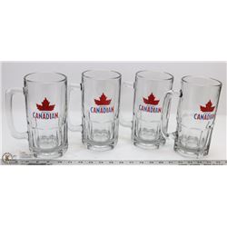 4 NEW MOLSON CANADIAN 1 LITRE BEER MUGS