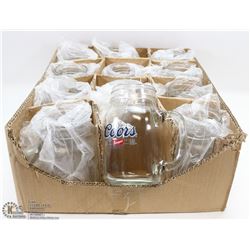 12 NEW COORS BANQUET MASON JAR GLASSES
