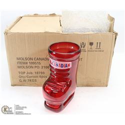 LOT OF 6 MOLSON CANADIAN SKATE MUGS -