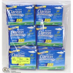 8 PACKS OF 24 NON DROWSY 24HR CLARITIN LIQUID