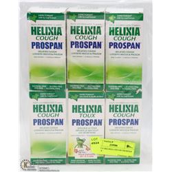 LOT OF 6 HELIXIA COUGH PROSPAN SYRUPS
