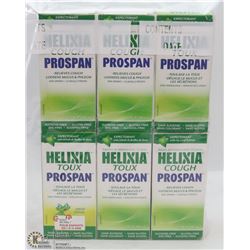 LOT OF 6 HELIXIA COUGH PROSPAN SYRUPS