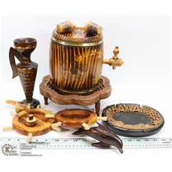 VINTAGE HANDMADE WOOD ART