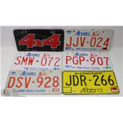 FLAT OF LICENSE PLATES