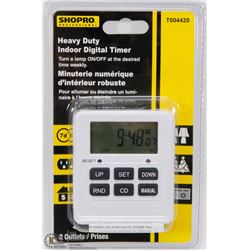 NEW HEAVY DUTY INDOOR DIGITAL TIMER