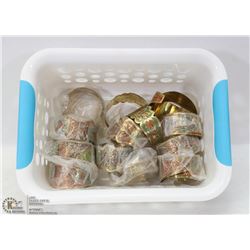 BASKET WITH NEW INDIAN BRACELETS