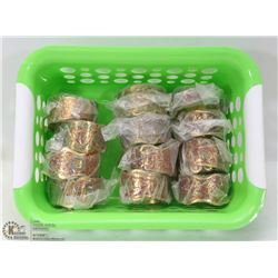 BASKET WITH NEW INDIAN BRACELETS