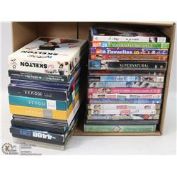BOX OF ASSORTED DVD'S