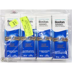 LOT OF 4 ADVANCE COMFORT CONTACT LENS SOLUTIONS