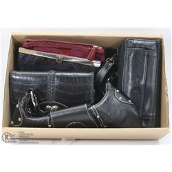 LOT OF 6 WOMENS WALLETS AND PURSES