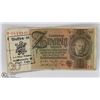 Image 1 : WWII WAFFEN SS 20 MARK GERMAN BANK NOTE.