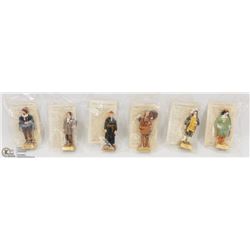 LOT OF 6- 1960S FAMOUS CANADIAN FIGURINES INCL #5