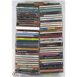 FLAT OF ASSORTED CDS INCL BEATLES, BRUCE