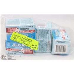 LOT OF 4 ASPRIN DAILY LOW DOSE - 30 TABLETS EACH