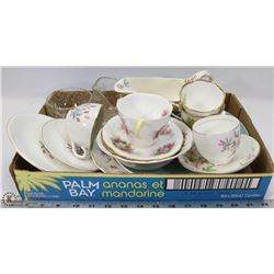 ASSORTMENT OF ROYAL ALBERT & ENGLAND BONE CHINA