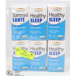 6 BOXES OF 16 HEALTHY SLEEP NATURAL SLEEP AIDS