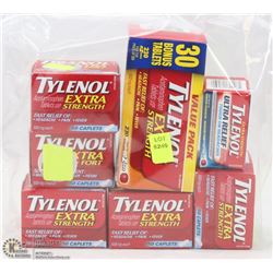 BAG OF ASSORTED EXTRA STRENGTH TYLENOL