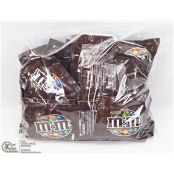 LOT OF 50 TREAT SIZE BAGS OF M & M MILK CHOCOLATE
