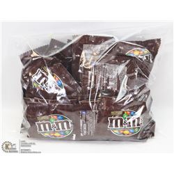LOT OF 50 TREAT SIZE BAGS OF M & M MILK CHOCOLATE
