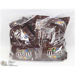 LOT OF 50 TREAT SIZE BAGS OF M & M MILK CHOCOLATE