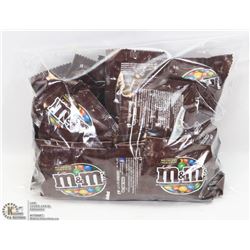 LOT OF 50 TREAT SIZE BAGS OF M & M MILK CHOCOLATE