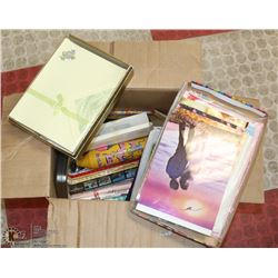 FLAT OF ASSORTED NEW STATIONARY.