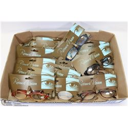 FLAT OF READING GLASSES