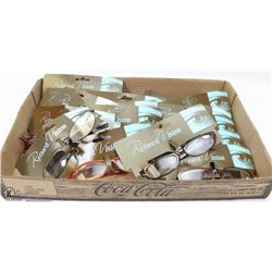 FLAT OF READING GLASSES