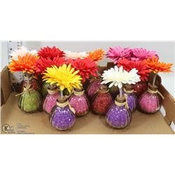 FLAT OF MINI GLASS WEDDING DÉCOR