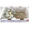 Image 1 : FLAT OF MISCELLANEOUS CANNING JARS