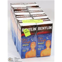 LOT OF 10 BENYLIN SLEEP TIME DRY COUGH NIGHT COUGH