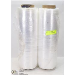 2 NEW ROLLS OF SHRINK WRAP.