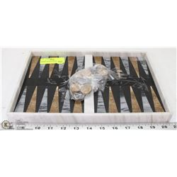 MARBLE BACKGAMMON GAME.