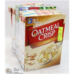 5 BOXES OF ASSORTED CEREAL - OATMEAL CRISP & ALL