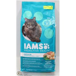 IAMS INDOOR CAT FOOD 5LBS, EXP SEPT 2019