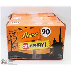 3 BOXES OF 90 SNACK SIZE CHOCOLATES