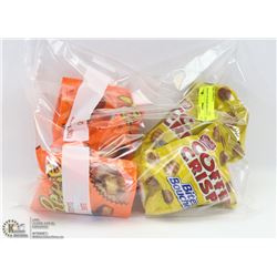BAG OF REESE MINI BITES & COFFEE CRISP BITES.
