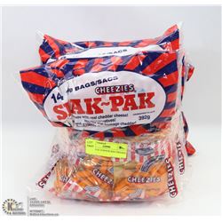 5 PACKS OF 14 SNACK SIZE CHEEZIES