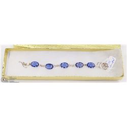 #24-TANZANITE GEMSTONE BRACELET