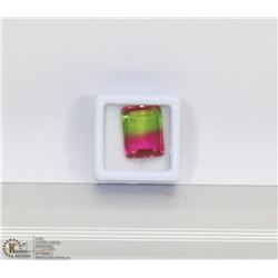 #33-MULTI-COLOR TOURMALINE EMERALD SHAPE  14.80CT