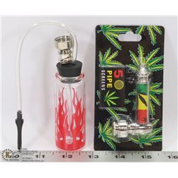 LOT OF NEW METAL PIPE WITH 5PC PIPE SCREENS WITH