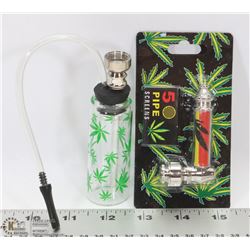 LOT OF NEW METAL PIPE WITH 5PC PIPE SCREENS WITH