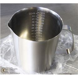NEW 1500ML STAINLESS GRADUATED MEASURE