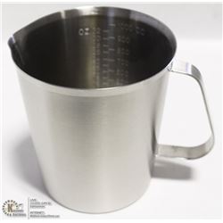 1000ML STAINLESS STEEL GRADUATED MEASURE