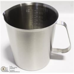 1000ML STAINLESS STEEL GRADUATED MEASURE