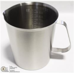 1000ML STAINLESS STEEL GRADUATED MEASURE