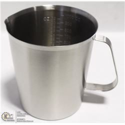 1000ML STAINLESS STEEL GRADUATED MEASURE