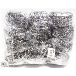 PACKAGE OF 12 POT SCRUBBERS