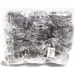 PACKAGE OF 12 POT SCRUBBERS