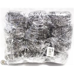 PACKAGE OF 12 POT SCRUBBERS